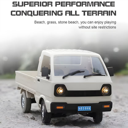 Top 1/16 2.4G RC Cars Outdoor Drift RC Truck With LED For Boys Toys Birthday Christmas Gift
